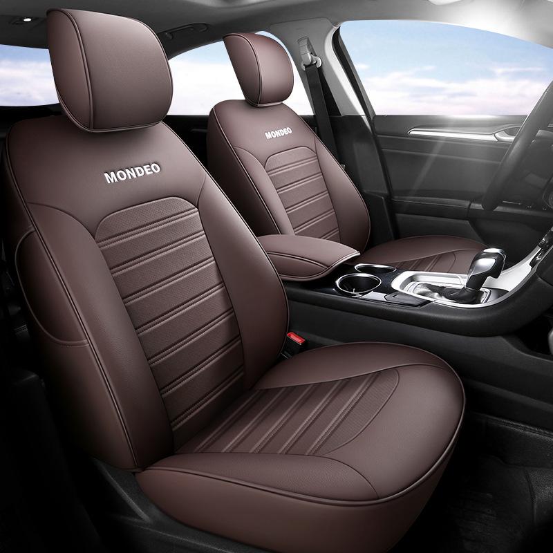 Perforated Genuine Leather Car Seat Cushion for Ford Mondeo, One Version, Five Seats