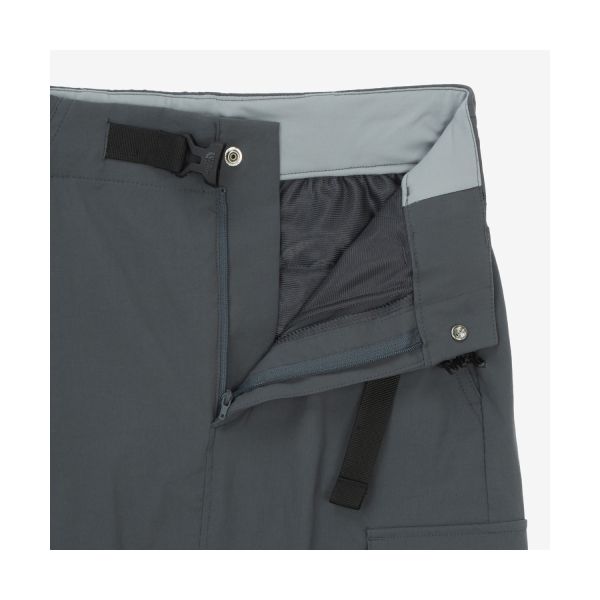 The North Face Mid Waist Solid Color Zipper Casual Long Skirt Women skirts Gray NK6NR30C