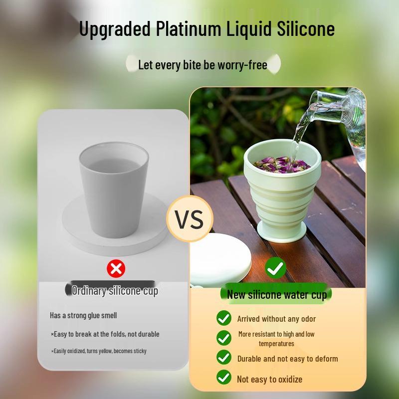 **"Exclusive Foldable Travel Cup: Portable, Collapsible, Ideal for Camping and Outdoor Use"**