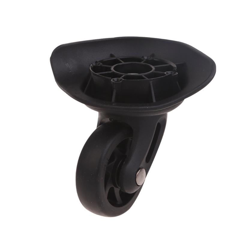 Trolley Casters Single Row 360 Degree Swivel Suitcase Silent Wheels 2pcs Black