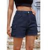Women's Denim Casual Comfortable Solid Color Workwear Multi-pocket Personality Street Shorts Women