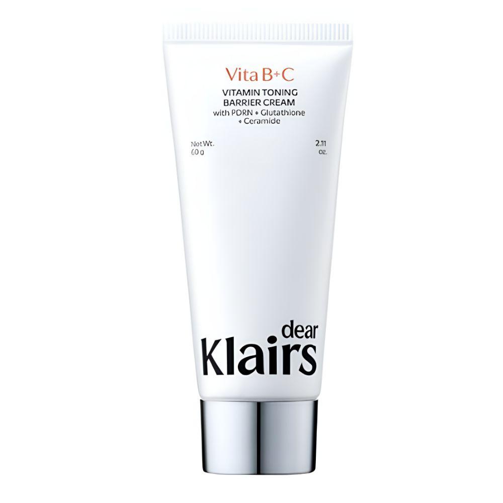 Klairs Vitamin Toning Barrier Cream Brightening Hydrating Skin Barrier Repair Cream 60g