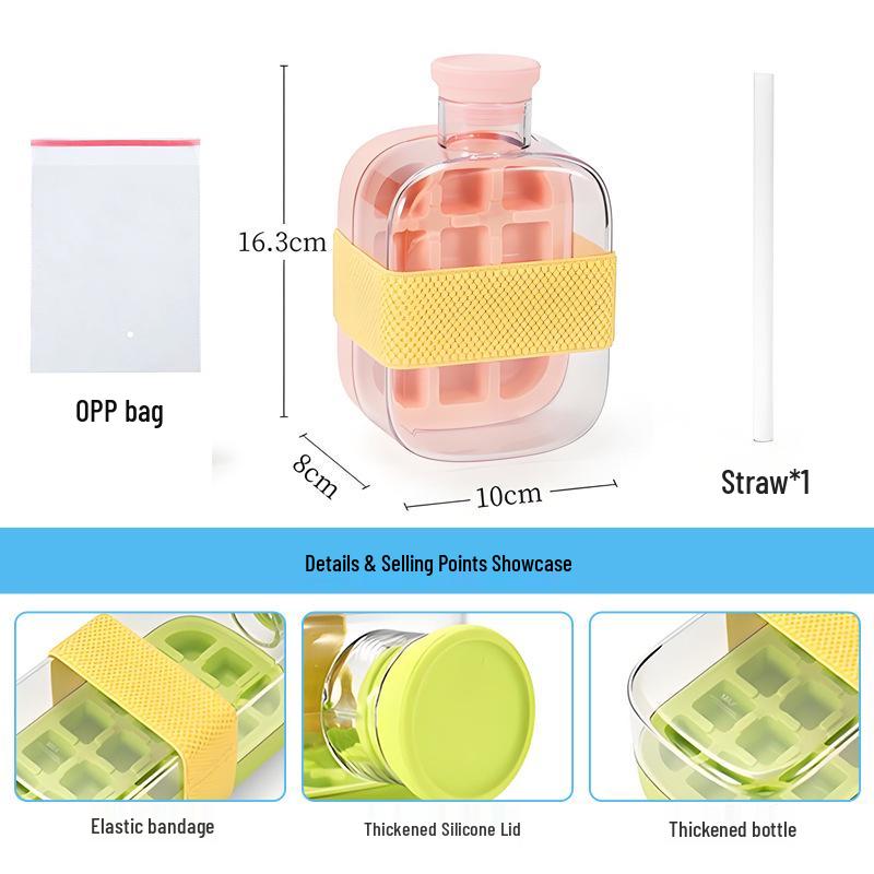 Cross-Border Ice Cube Tray & Water Kettle: Press-to-Fill Ice Bucket, Box, and Mold – High-Value Portable Ice Maker