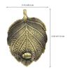 Chinese Decor Snail Leaf Scented Cuttings Incense Holder Household Burner Chic Zinc Alloy