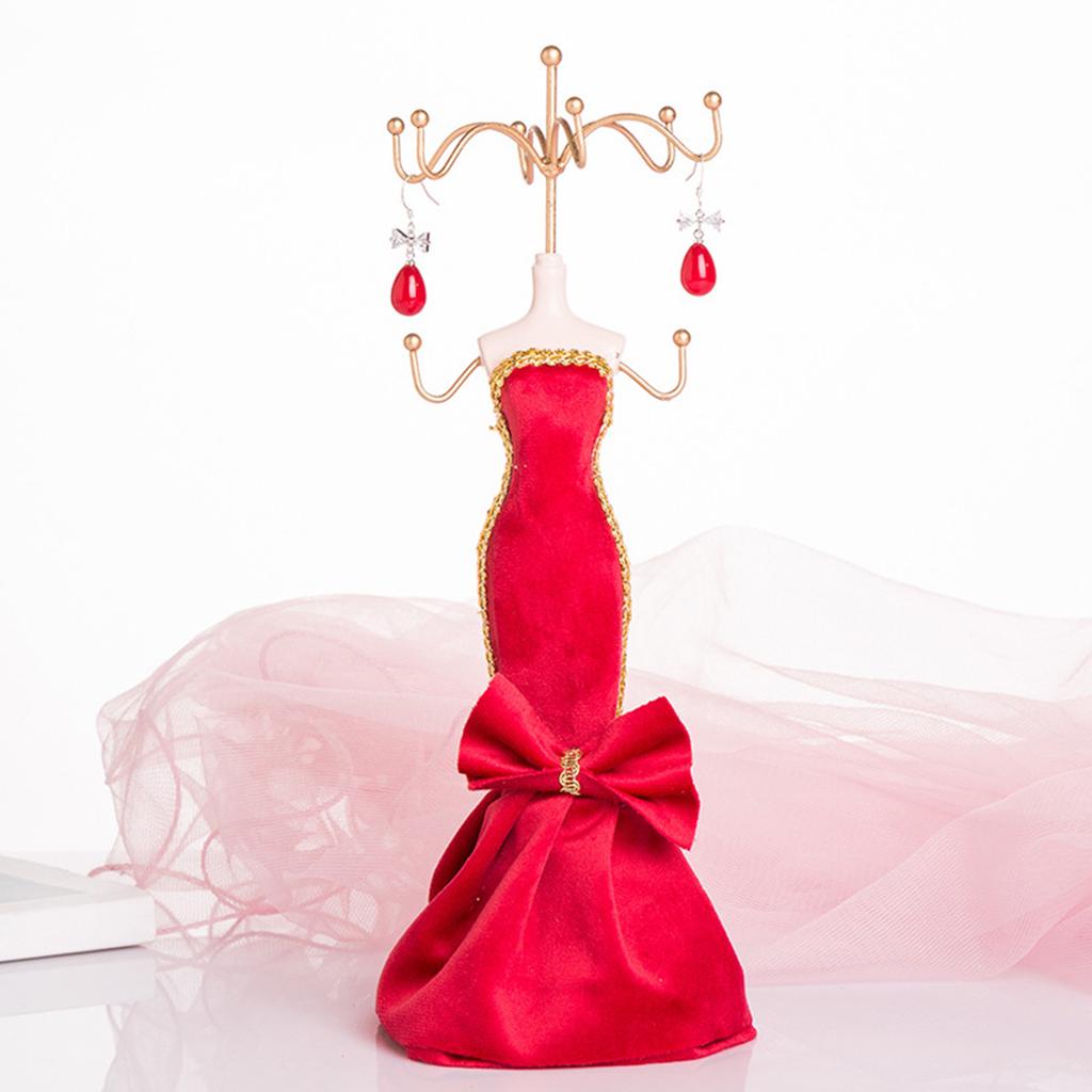 Moderner Schmuckständer, stilvolles Schmuckregal aus Eisen, modischer Schmuckorganizer, Puppenständer