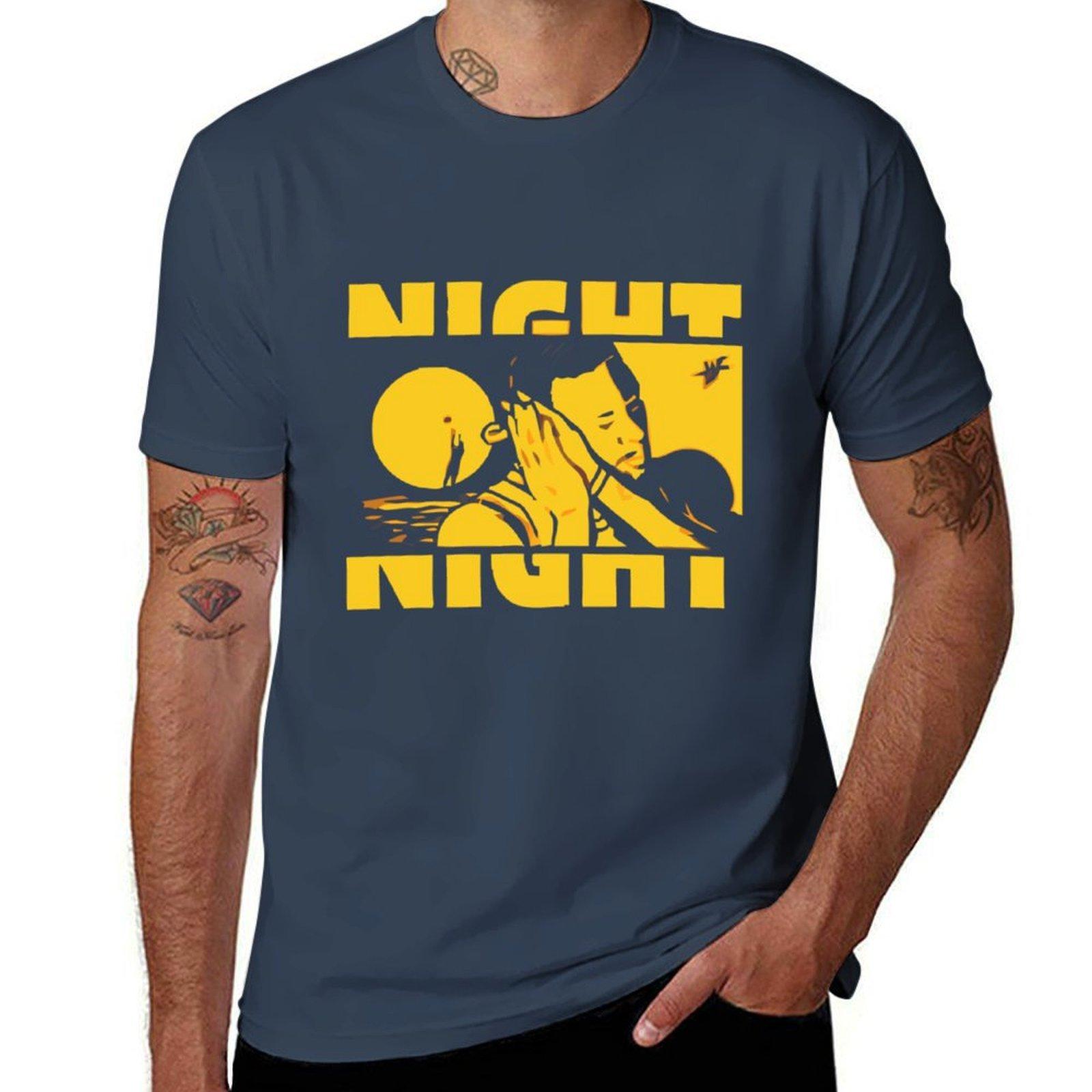 curry night night TShirt Trendy Casual Short Sleeve Shirt S