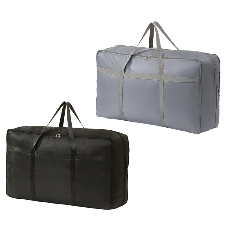 Large Capacity Vacuum Compression Storage Bag for Quilt Blankets and Clothing with Sturdy Handle Ideal for Home Organization Moving Packing and Travel