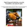 Heat-resistant and flame-retardant gloves, thickened cowhide high-temperature resistant welding leather gloves, durable camping protective gloves