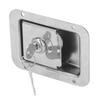 Travel Trailer Lock Stainless Steel Flush Mount Paddle Type Toolbox Lock for Cabinet RV Door