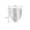 Stainless Steel Car Front Sticker Rear Badge Steering h Wheel Cover Lion Logo for Peugeot 308 3008 2008 306 307 408 407 5008 508