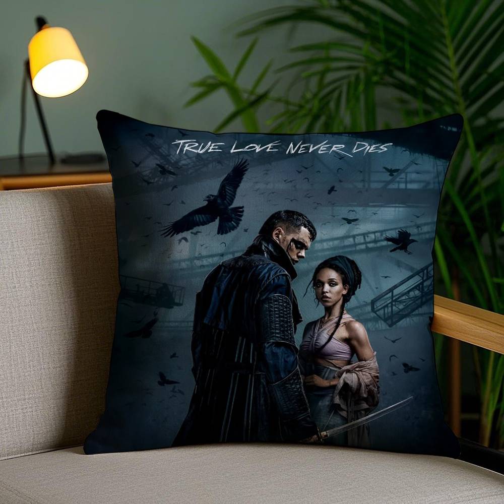 Pillow Case R-Raven C-Crow Movie Sofa Short Plush Double-sided HD Printing Room Home Office Gift Cushion Cover