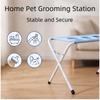 Sturdy Anti-Scratch Pet Bathing Rack Secure Anti-Bite Cat Washing Hammock Foldable Detachable Nail Clipping Station Bath Washing
