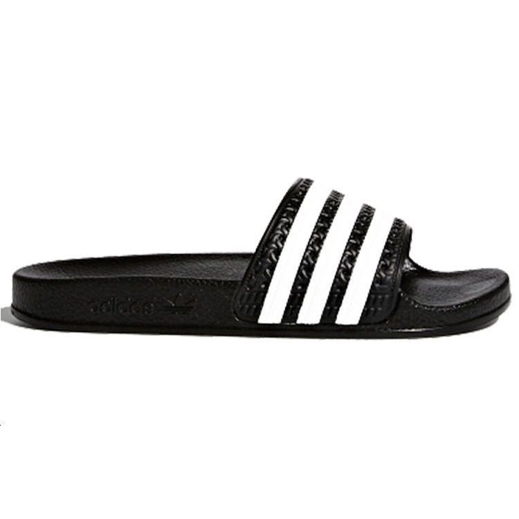 Adidas Adilette Slide J Black White Kids Sneakers Core-Black Cloud-White BA7130