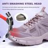 Fashion Work Sneakers Steel Toe Shoes Men Safety Shoes Puncture-Proof Work Shoes Boots Fashion Indestructible Footwear Security