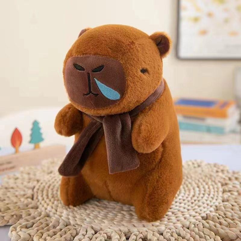 Premium Eight-inch Machine Doll Plush Toy Wedding Throwing and Pushing Event Gift Capybar Doll