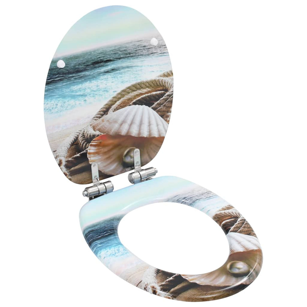 MDF Toilet Seat Soft-Close Lid Shell