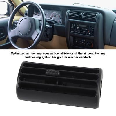 Front Center Dash Air Vent Grille 5FS10LAZAB Wearproof Plastics Dashboard AC Vent Air Outlet Replacement