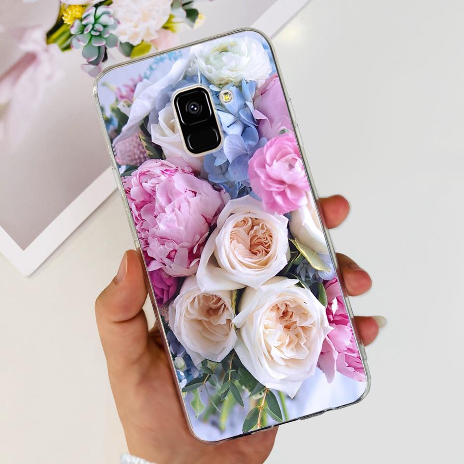 For Samsung Galaxy A8 Plus 2018 Case SM-A730F Luxury Painted Cover Soft Silicone Phone Case For Samsung A8 2018 A530F A8+ Bumper