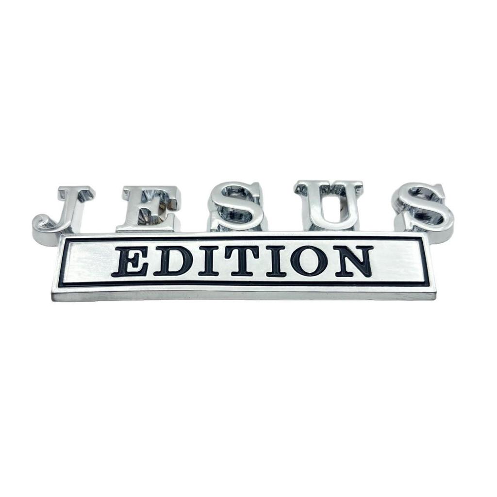 JESUS Metal Car Emblem Body & Tail Sticker – Cross Hot Sale Car Modification
