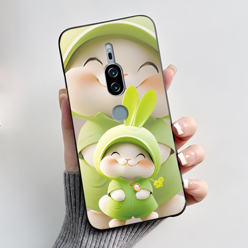 For Sony Xperia XZ2 Premium SO-04K SOV38 XZ2Premium Case Luxury Cute Cool Boys Girls Black Soft Silicone Back Cover TPU Housing