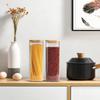 Voorraadpotten Glazen Voorraadpotten Glazen Container Opslag Pasta Opbergdoos Keuken Spaghetti Luchtdichte Container met Deksel Pasta