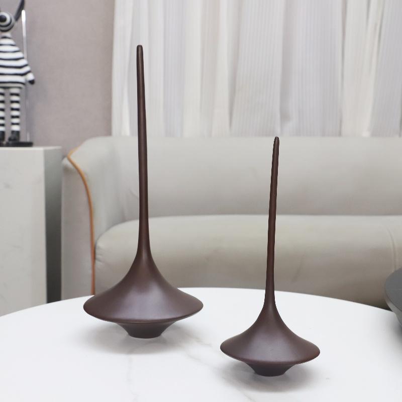 Geometric Long Pole Gyro Resin Accessories Items Home Bedroom Table Ornaments Store Hotel Model Room Desk Furnishing Decoration