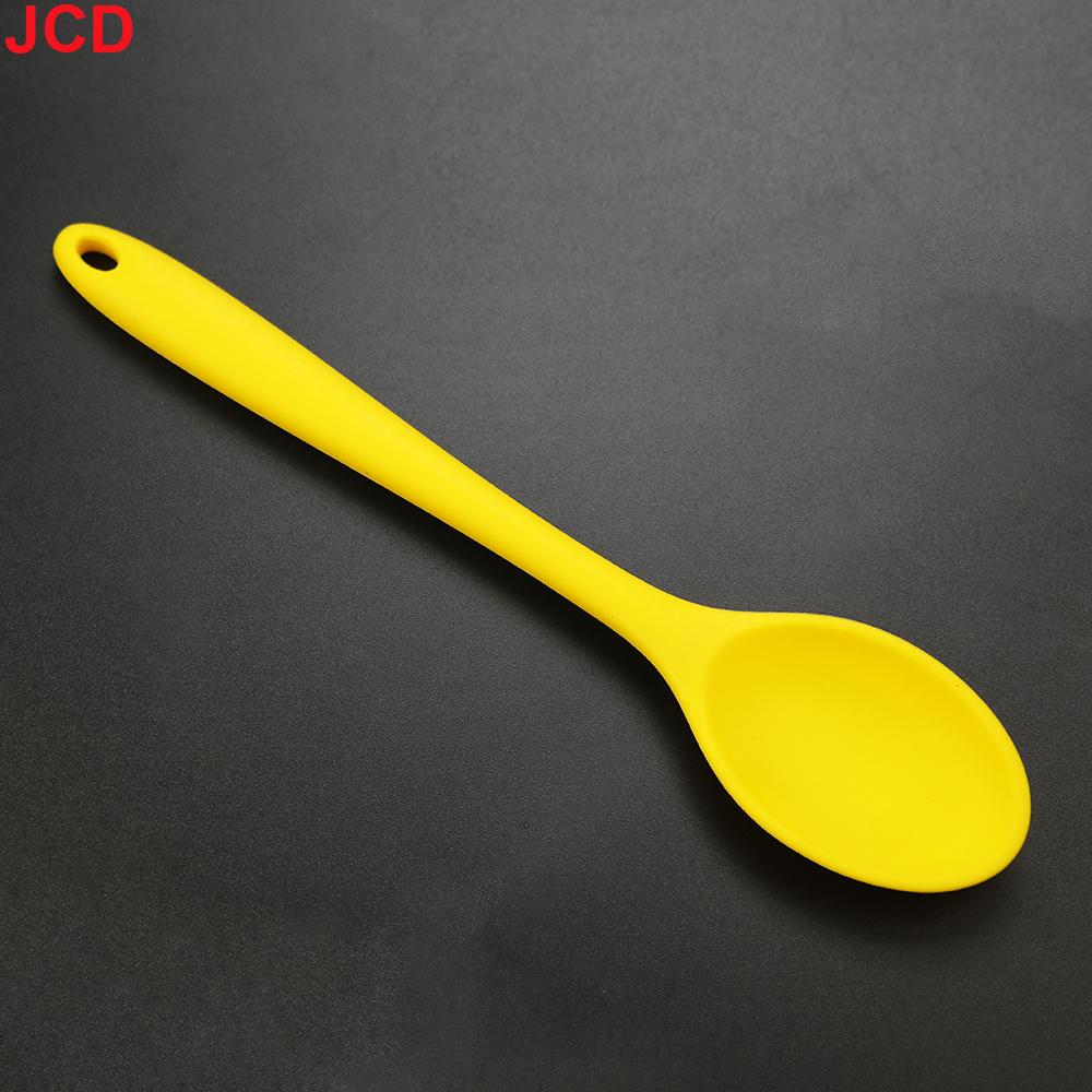 Silicone world Silicone Spoon Mixing Soup Spoons Kitchen Mixing Ladle Cooking Utensils Kitchenware Tool For Stirring and Serving