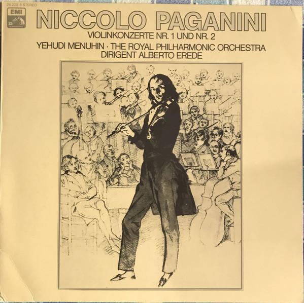 

LP Record NICCOL PAGANINI YEHUDI MENUHIN Violinkonzerte Nr.1 Und Nr. 2 262238 His Masters Vo Germany Classical Used