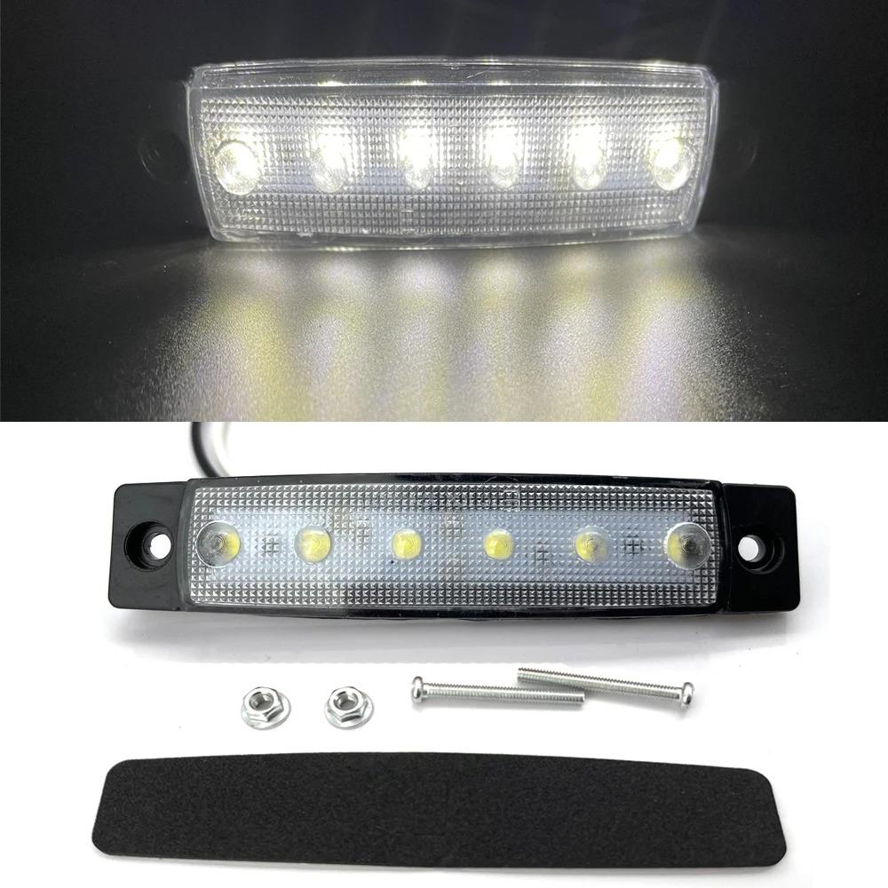 Auto Side Marker Indicator Light LED 12V 24V 6 SMD LED Car Bus Truck Lorry External Lights Low Trailer Rear Warning Lamp