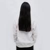 ONITSUKA TIGER Classic Fashion Loose Long Sleeve Pullover Sweatshirt Women Tops White 2182A864-100