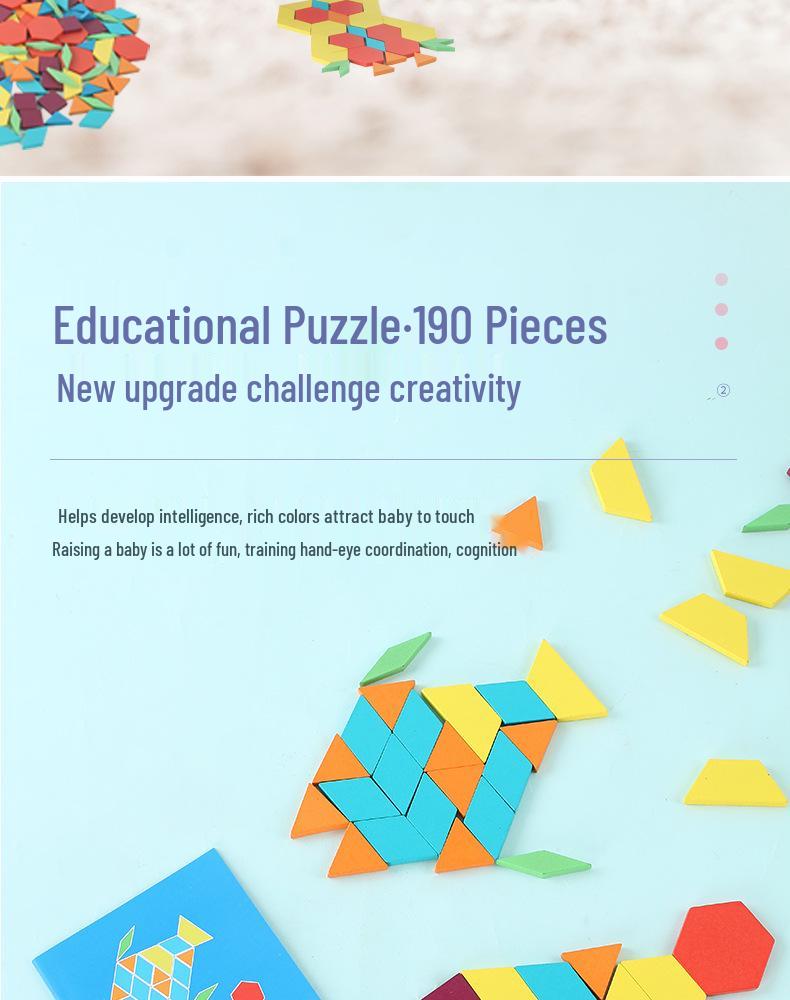 Children's Wooden Jigsaw Puzzle for Early Education and Cognitive Development