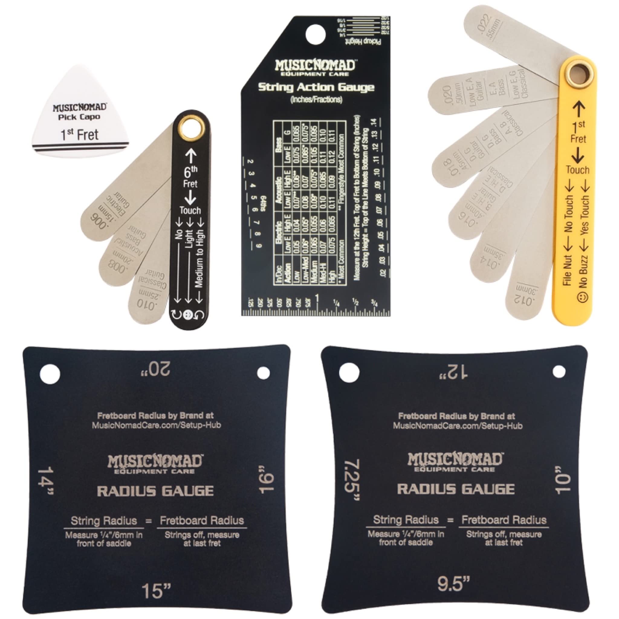 

MUSIC NOMAD Precision Setup Gauge Set MN604 []