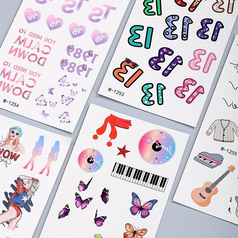Cartoon Tattoo Stickers Children'S Party Waterproof Tattoo Stickers Ins Wind 3D Cute