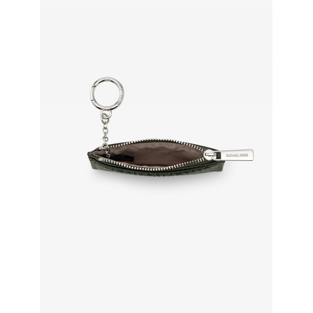 Michael Kors Jet Set Travel Topzip Card Id Sml Mk Sig Amazon Grn 35f6stvd1v2508