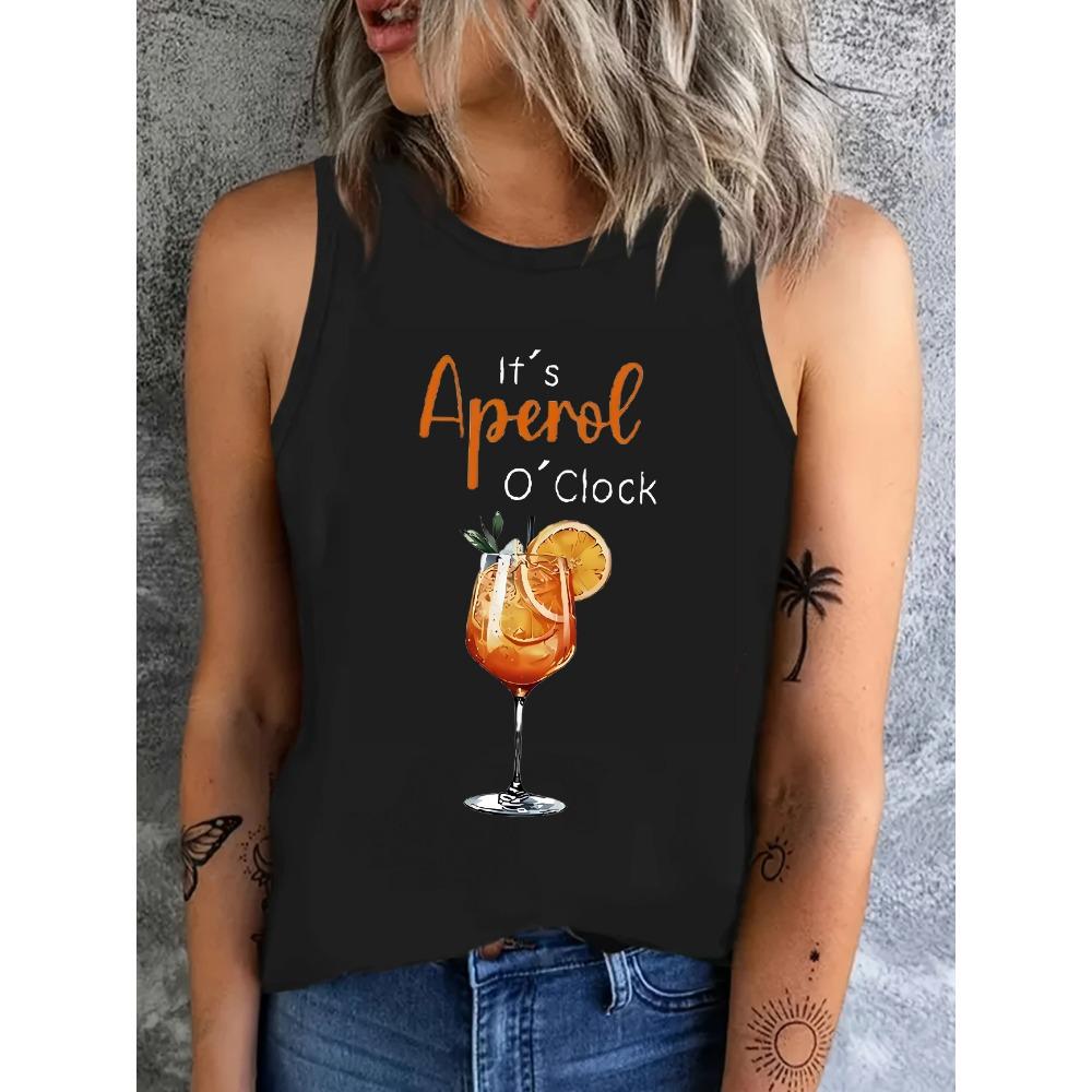 

Lemon wine beverage printed vest XL