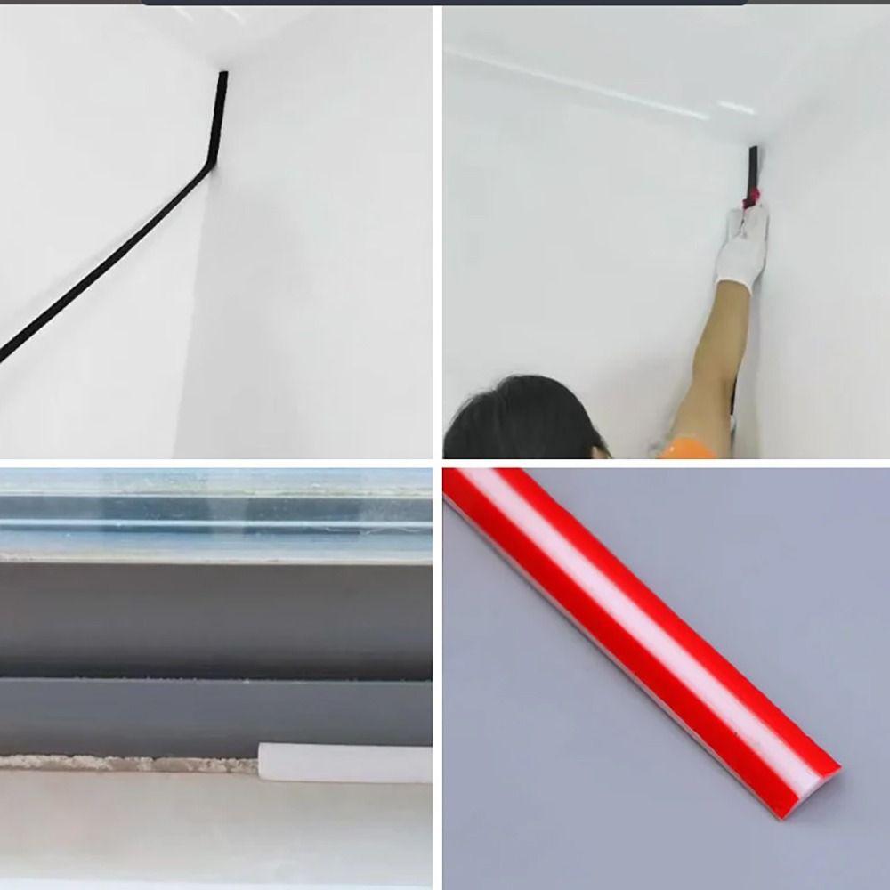 Self Adhesive Decorative Strip TPE Molding Edge Line Ceiling Strip  Kitchen Bathroom Window