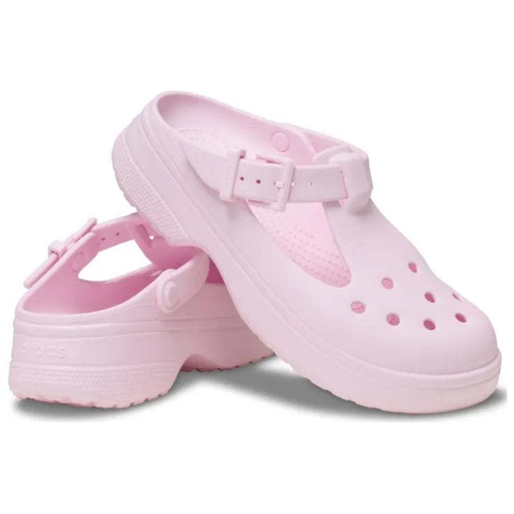 Crocs Mary Jane Clog Pink Milk Unisex Sneakers 210581-6ZW