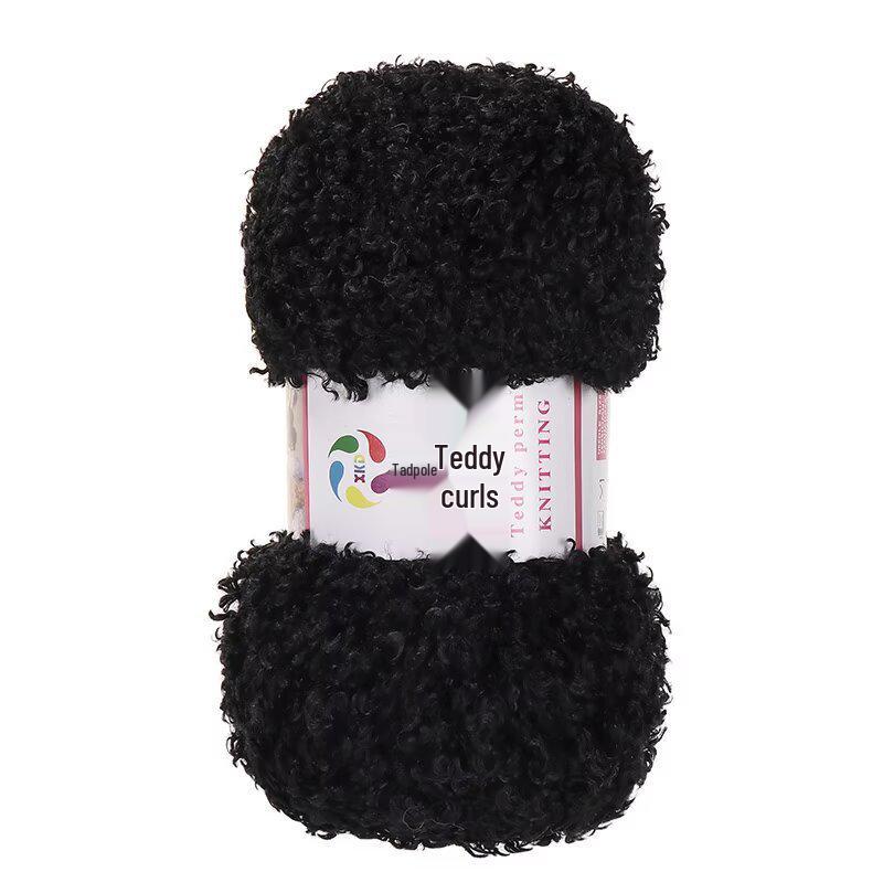 Włóczka Teddy Wool Pętelkowa: Ręcznie robiona włóczka DIY do szydełkowania i robienia na drutach na szaliki i lalki