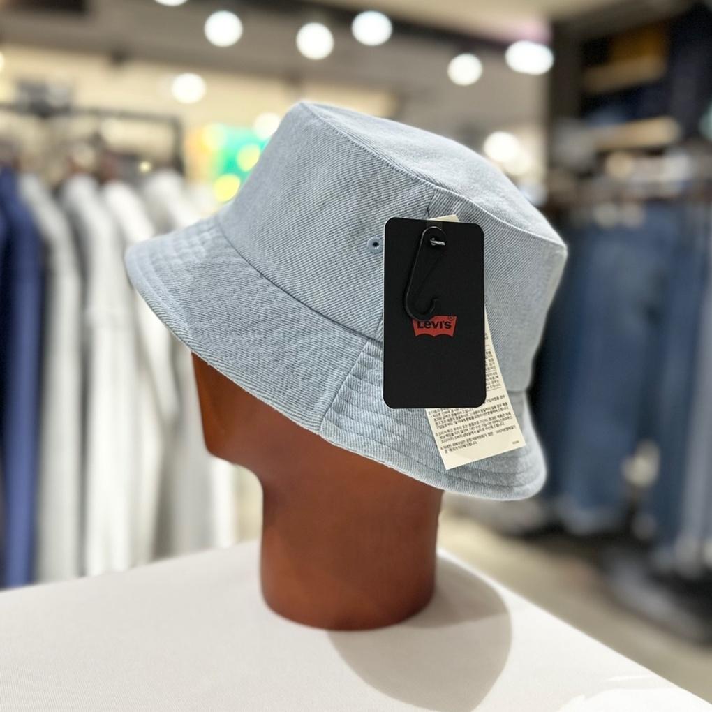 Unisex Embroidered Simple Logo Bucket Hat (2 Types, ONE SIZE) (L000AE009)