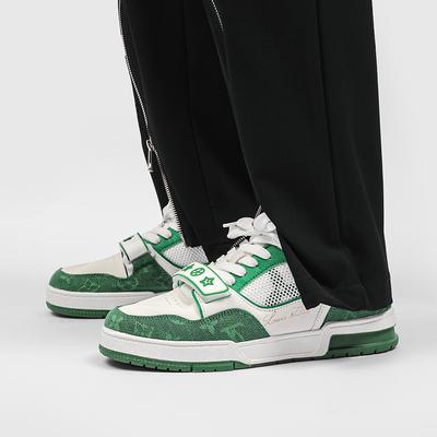 Niche Black and White Color Matching Velcro Board Shoes Fashion Casual Shoes Fashion Versatile Outdoor Couple Sports Trendy Shoes