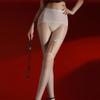Aurora Shining Women Stockings Thigh Rhinestone Suspender Pantyhose