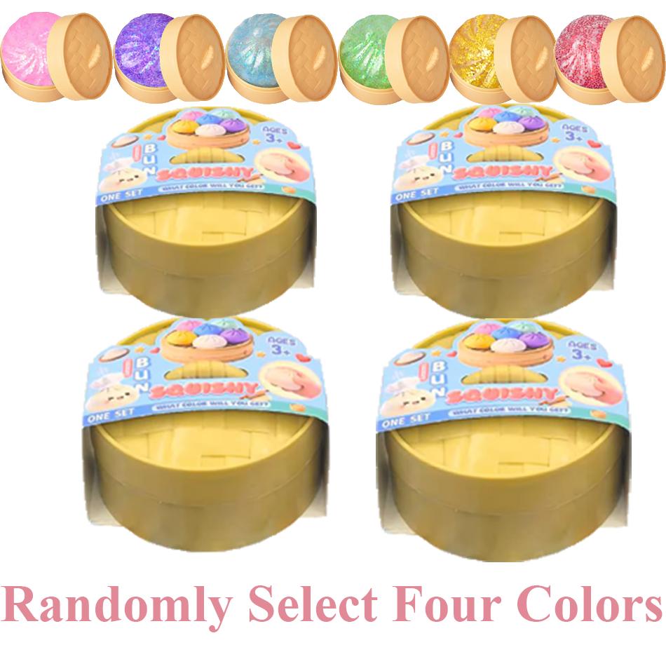 Knödel Squishy Stressbälle Spielzeug Angstlinderung Teigbrötchen Knetball Sensorisches Spielzeug für Kinder Erwachsene juguetes
