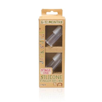 Silicone Finger Brush, Stage 1 (6-12M) 2 Packs