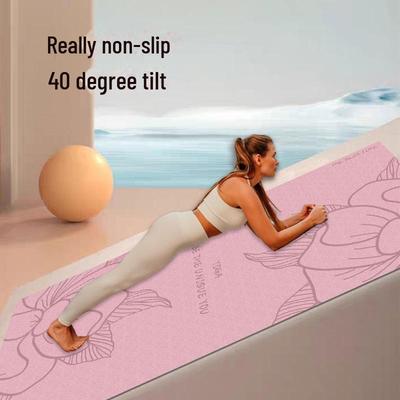Tappetino antiscivolo antiurto per yoga e fitness - Extra lungo e largo per uomini e donne