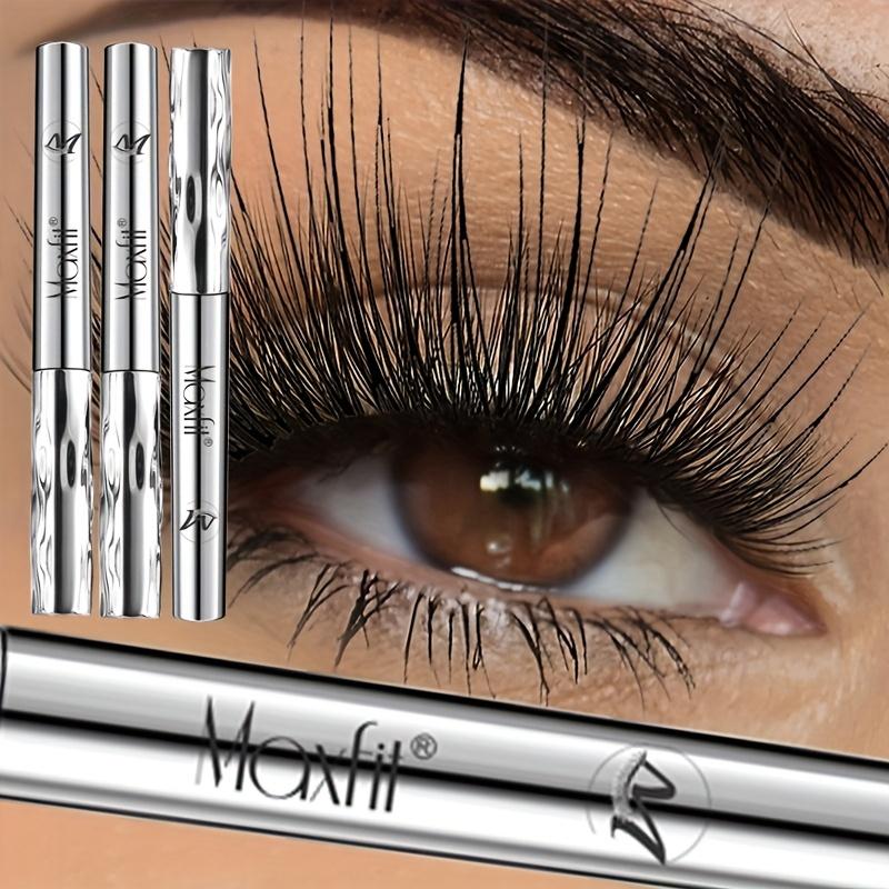 1pc Waterproof Eyelash Mascara | 24-Hour Volumizing and Lengthening Formula, Plant-Based Squalane, Suitable for Sensitive Eyes, Black Tone