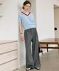 Dyuidyui Summer Stripe Slacks_Gray
