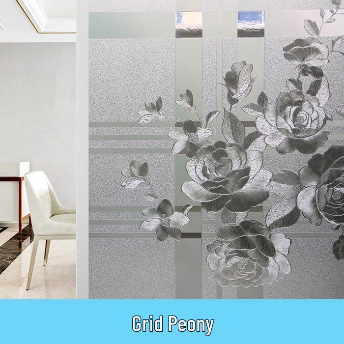 Electrostatic Frosted Glass Sticker for Bathroom Windows - Privacy & Heat Insulation Film