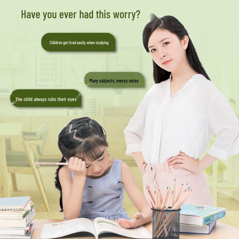 Deli Eye-Protective Student Notebooks (4-Pack)