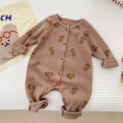 Joy Multi Newborn Waffle Bear Größe 73, Koreas beste Kinderkleidung