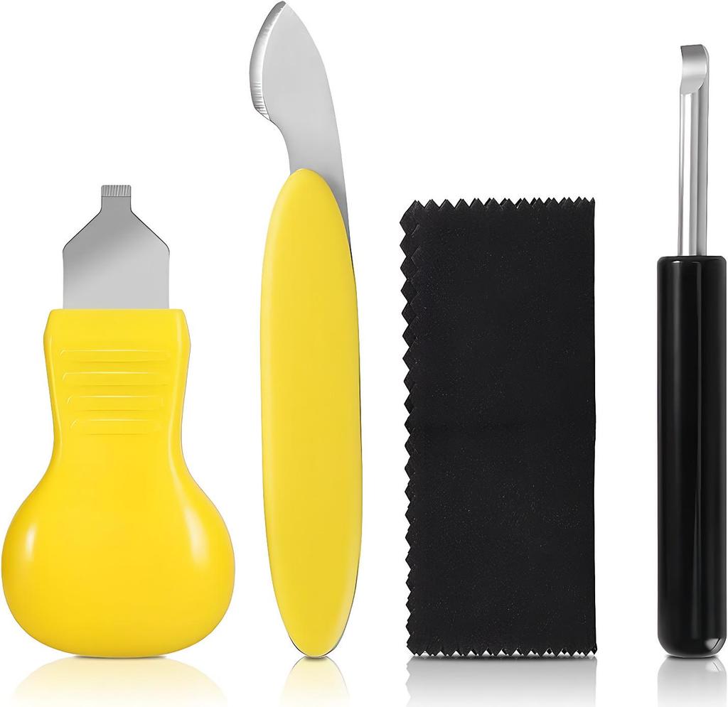 4-Piece Watch Repair Pry Knife & Case Opener Tool Set
